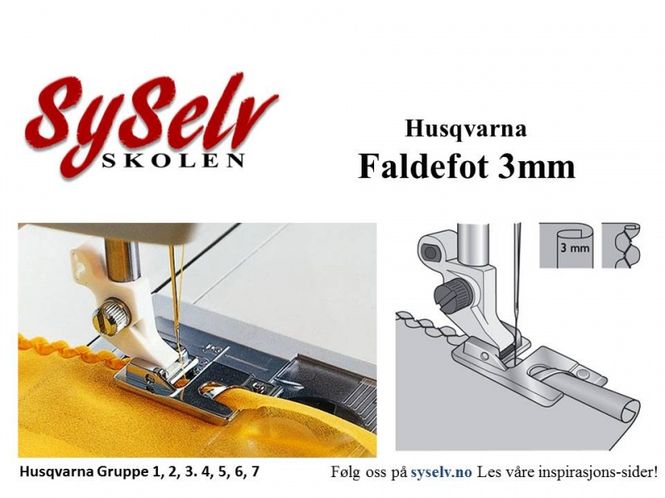 Hovedbilde Husqvarna Faldefot 3mm