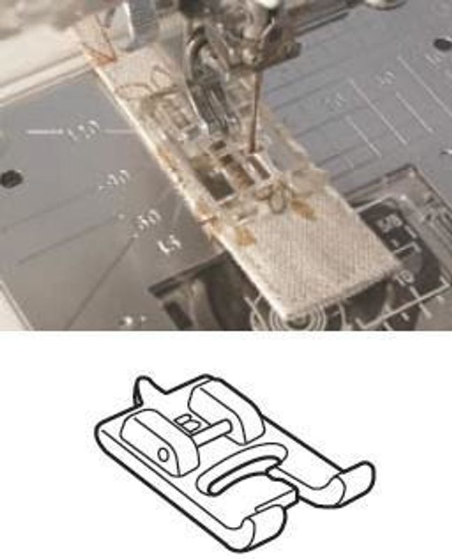 Knapphullsfot transparent - B for gr 2 og 3 (TL/B)