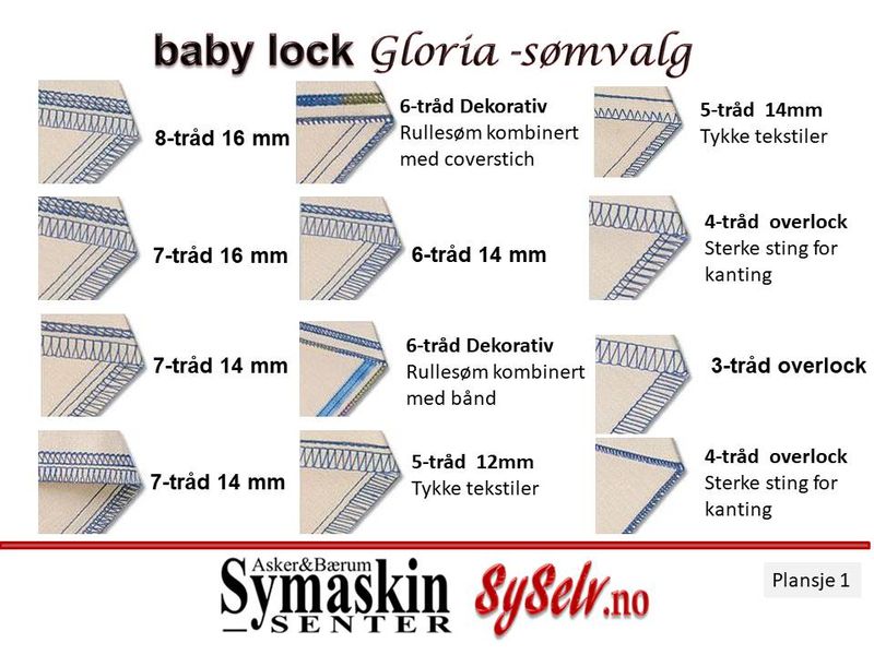 BabyLock Gloria 