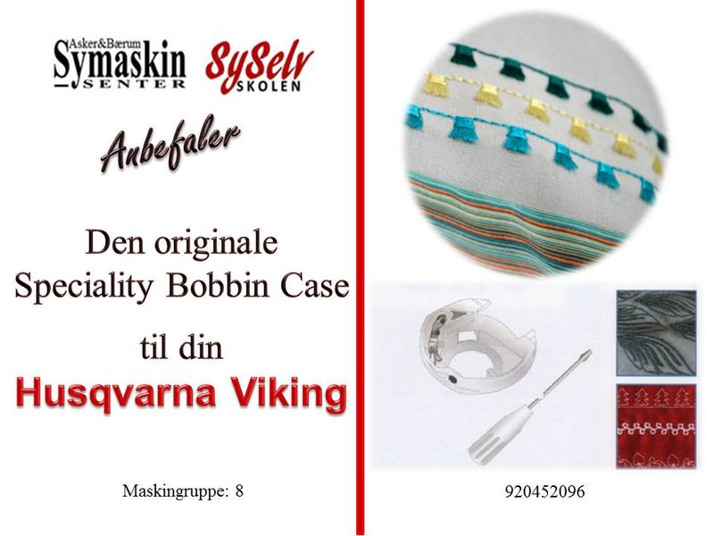 HusqvarnaViking Speciality Bobbin Case
