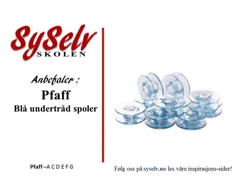 Pfaff Blå undertrådspole 10pk