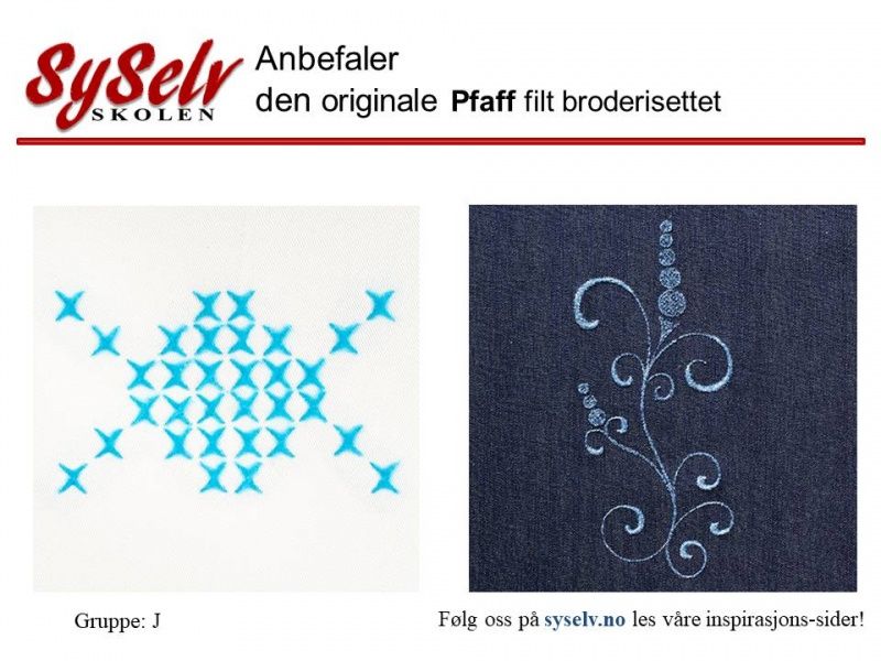 Pfaff Filtesett
