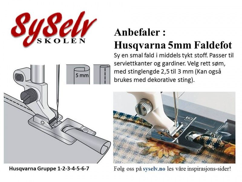 Husqvarna 5mm Faldefot