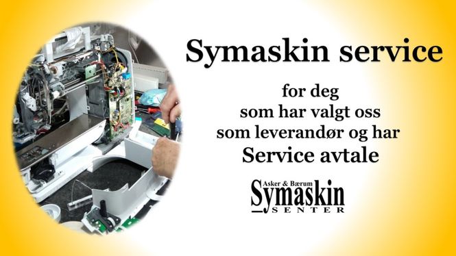 Hovedbilde Symaskin service for deg som ...