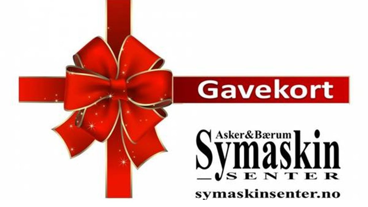 Kjøp et gavekort til noen du er glad i. Gavekort. Asker&bærum Symaskin-senter. symaskinsenter.no